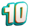 Number 10 playing card symbol