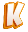Letter K playing card