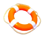 Lifebuoy symbol in fishing slot